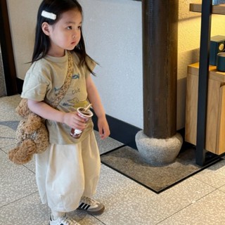 Bán Chạy Phong Cách Mới Nhật Bản Bé Gái Hàn Quốc Bộ Đồ Mùa Hè 2024 Phong Cách Mới Thời Trang Quần Áo Trẻ Em Nữ Bé Hai Mảnh Phù Hợp Với Mùa Hè Trẻ Em Influencer Quần Áo Phong Cách Mori