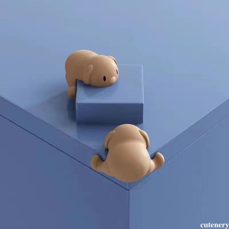 Miếng bịt góc bàn silicon, bịt góc giường - giữ an toàn cho trẻ em cutenery