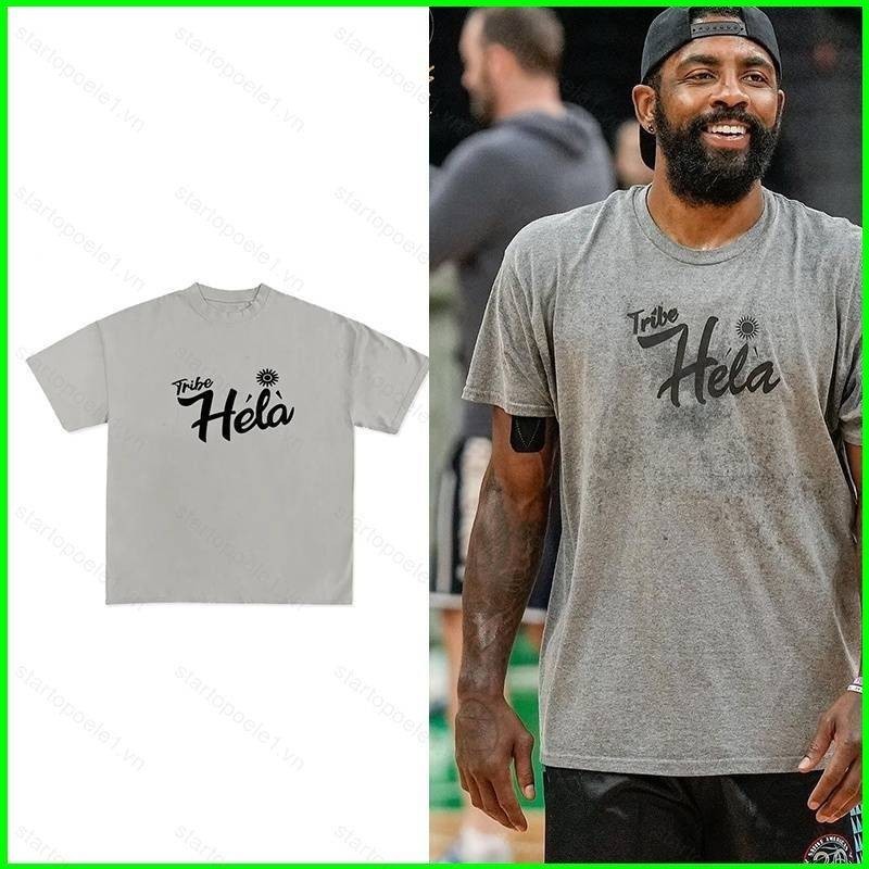 Bx NBA Kyrie Irving bóng rổ thể thao Dallas Mavericks Tribe Hela Áo thun mùa hè tay ngắn