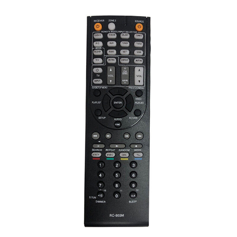 RC-803M cho Bộ thu AV Onkyo TX-NR609 TXNR609 TXNR609B Thay thế điều khiển từ xa
