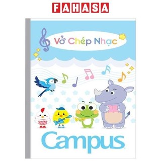 Vở chép nhạc 48 trang đl 80g/m2 - campus nb-bmsn48