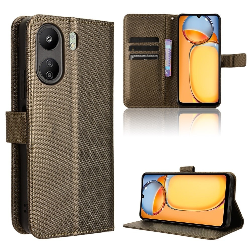 Ốp Lật Cho Xiaomi POCO C65 Ốp Lưng Ví Da PU Cho Xiaomi POCO C65 2023 Vỏ Điện Thoại