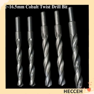 Mũi khoan xoắn HECCEH, Mũi khoan kim loại 12 ~ 16,5mm, Thép không gỉ chất lượng cao HSS M35 Lỗ khoan kim loại Gỗ Khoan kim loại