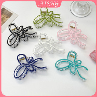 AISHG Acrylic Rỗng Bướm Kẹp Tóc Nữ Phong Cách Hàn Quốc Tươi Đẹp Và Thời Trang Phụ Kiện Tóc