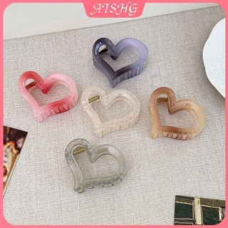 AISHG Jelly Heart Kẹp Tóc Nữ Chuyển Đổi Đơn Giản Lấy Kẹp Phụ Kiện Tóc Thời Trang