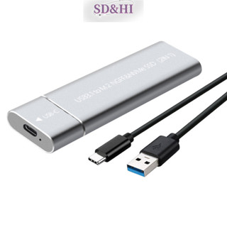Vỏ SSD SDHI M2 NVMe USB3.1 Hộp đựng ổ cứng lưu trữ bên ngoài Hộp SSD PCIe 10Gbps cho ổ cứng SSD NGFF cho PC Laptop (vn)