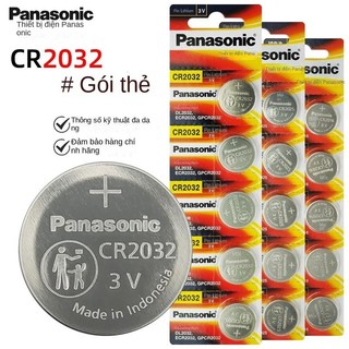 Pin nút Panasonic CR2032 CR2025 Pin chìa khóa ô tô Nhiều thông số kỹ thuật Thích hợp cho chìa khóa ô tô, chìa khóa xe máy