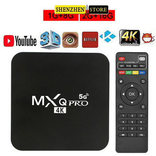 Android tv box mxq pro 4k bản 8g+128gb tiếng việt wifi 5g, android 11.1 đã cài sẵn 300 kênh