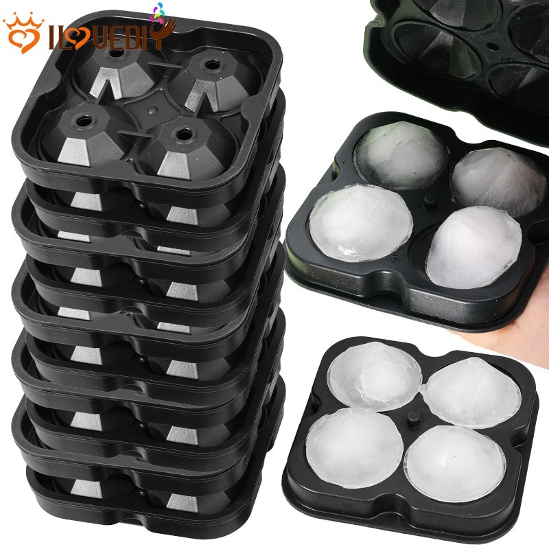 Khuôn làm đá viên kim cương có thể tái sử dụng - Kem DIY Tool Whisky Ice Cube Trays Mold - Ice Cube 