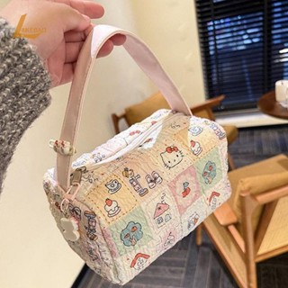[Lakebao] Túi đựng mỹ phẩm cầm tay Hello Kitty dễ thương ngọt ngào Dung tích lớn Du lịch Túi đựng thời trang nữ cầm tay Túi đựng đồ trang [MỚI]