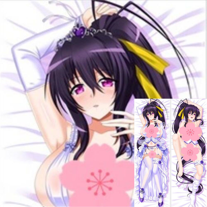 Trường Trung Học DxD Akeno Himejima Anime Game Vỏ Gối Chăn Ga Gối Trang Trí Quà Tặng 50 * 150cm