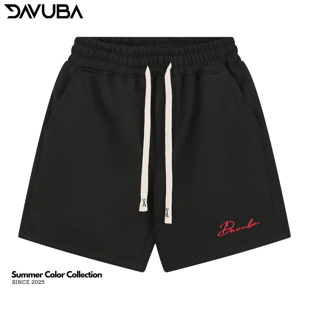 DAVUBA - [Deal Mở Bán] Quần short nỉ 2 Da nam nữ trên gối SM141 | BigBuy360 - bigbuy360.vn