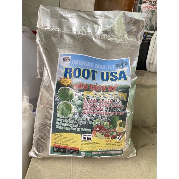 [TÚI 10kg] Phân bón vi lượng Root usa ra rễ cực mạnh, xanh đọt, đâm tược, phục hồi cây, cứng cây thành phần axit humic