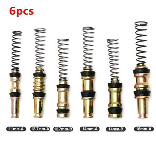 6pcs Motorcycle Hydraulic Clutch Brake Piston Plunger Repair Kits 11mm 12.7mm 14mm 16mm Clutch Brake Pump Piston Repair Kit