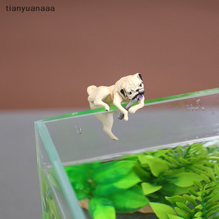 Tianyuanaaa Đồ Trang Trí Cho Chó Sáng Tạo Cho Bể Cá Mô Phỏng Nhựa Kawaii Hoạt Hình Leo Núi Chó Mặt Dây Chuyền Cá Tường Cảnh Quan Trang Trí Cho Gia Đình Cũng