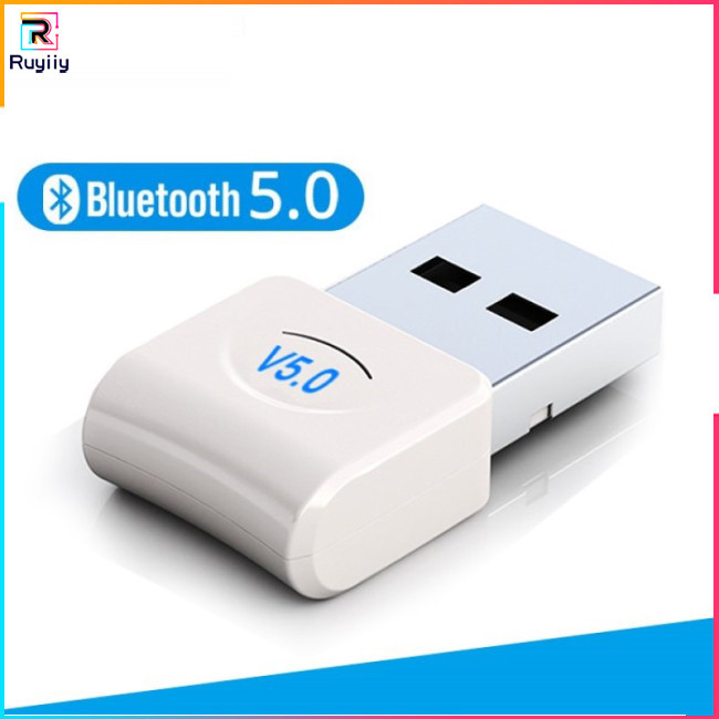 Ruyiiy Bluetooth Adapter Không Dây USB Bluetooth 5.0 Dongle Cho PC Máy Tính Laptop Âm Nhạc Âm Thanh Bluetooth Thu