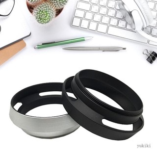 Kiki Lens Hood Tấm Che Nắng Kim Loại Lỗ Thông Hơi Camera Chống Nắng Giảm Phản Quang 37mm 40 5mm 43mm 46mm 49mm 52mm Vít-in