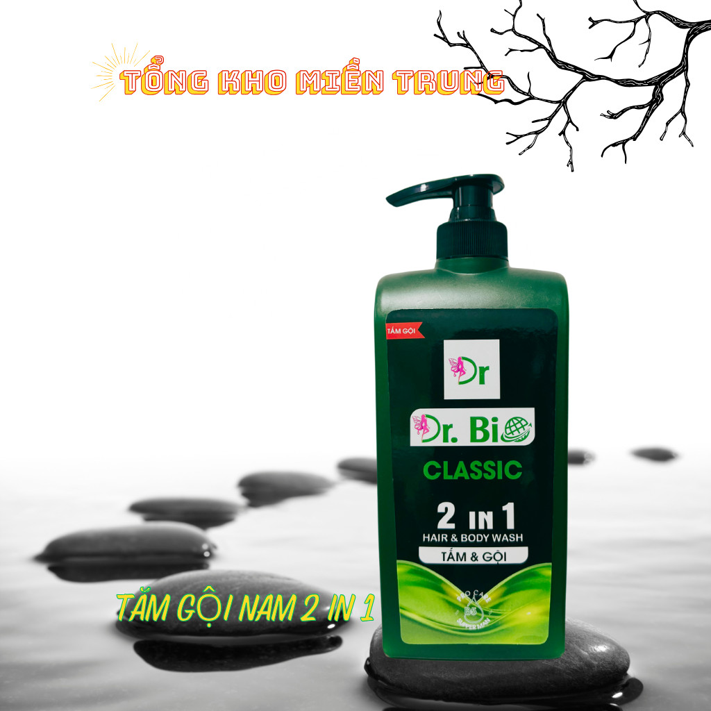 Tắm gội 2 trong 1 hương ROMANO cổ điển lịch lãm DR.BIO 2in1 ..