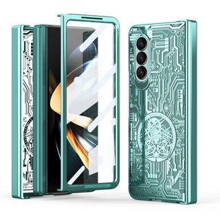 Thích hợp cho Ốp điện thoại Samsung Samsung zfold5 FOLD Giảm 60% Màn hình xếp chồng Máy mạ điện gấp3 Vỏ bảo vệ chống sốc toàn diện 5G