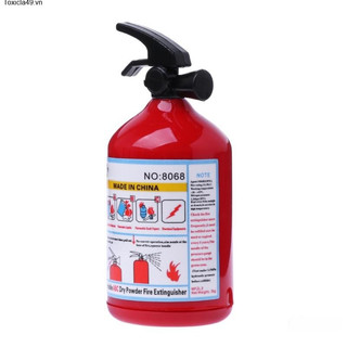 A pencil shaped like a fire extinguisher