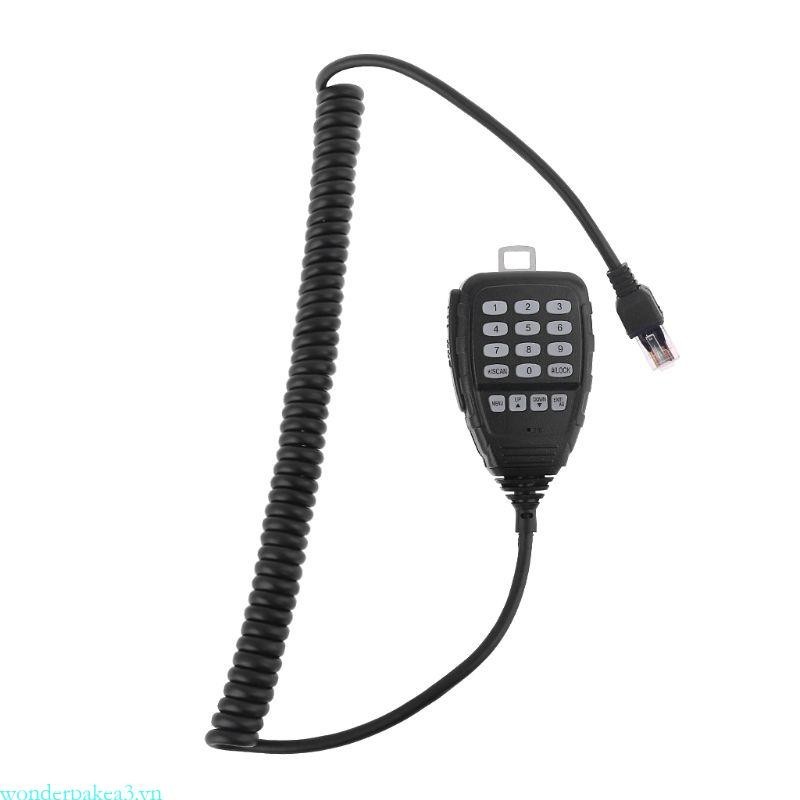 Wonderpakea3 Loa Cầm Tay Micro Có Bàn Phím Cho KT8900R KT-7900D Mini-9800 DTMF Micro Loa Bàn Phím Mic