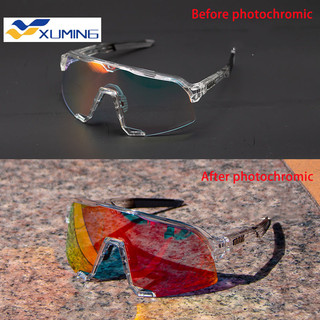 Xm-s3 photochromic đi xe đạp kính mát nam nữ thể thao đường mtb xe đạp xe đạp kính đi xe đạp kính mắt kính