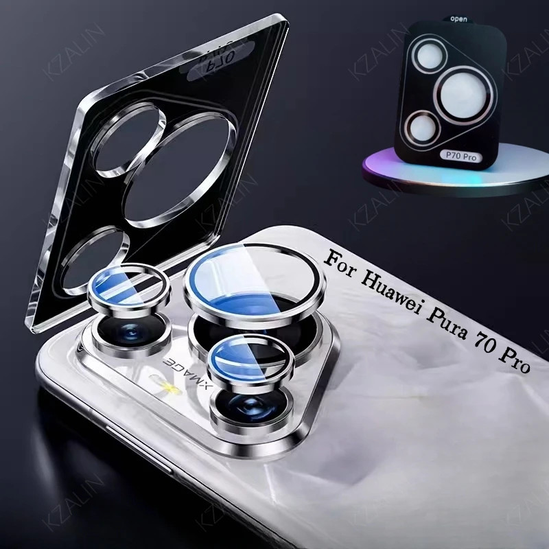 Huawei Pura70 Pura70Pro Pura70Plus Pura70 + Pura70Ultra Kim Loại Chất Lượng Cao Ống Kính Máy Ảnh Kín