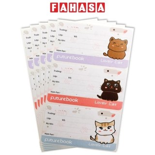 Nhãn vở học sinh lovely cat - futurebook n134