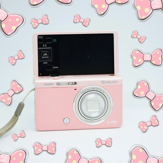 Digital camera casio exilim ex-zr65 hồng màn lật - máy ảnh kĩ thuật số cầm taychính hãng