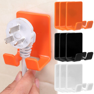 Móc treo ổ cắm cắm treo tường - Dành cho phòng tắm, nhà bếp, phòng ngủ - Sản phẩm lưu trữ tại nhà - Móc ổ cắm cắm điện không đục lỗ - Tự dính, Không đánh dấu, Mạnh mẽ