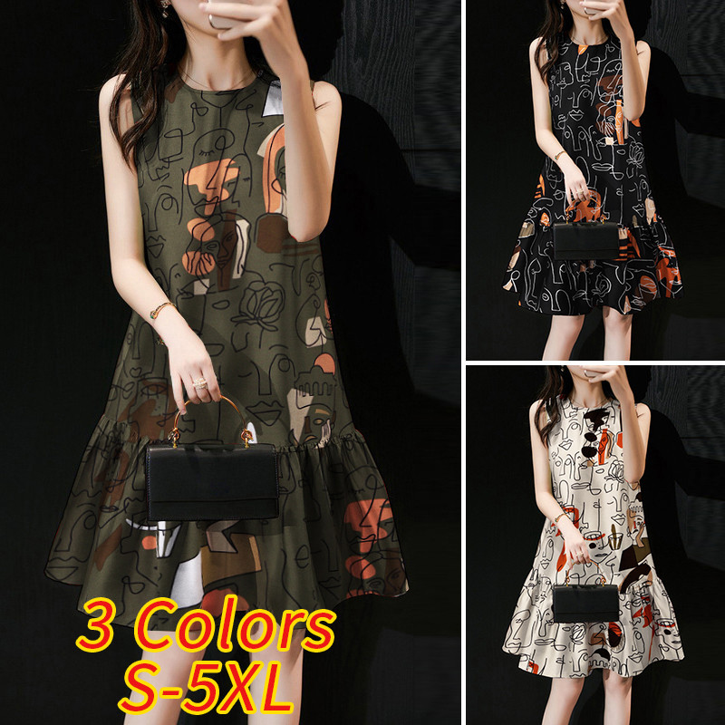 Váy thời trang không tay đuôi cá cổ điển ZANZEA dành cho nữ | BigBuy360 - bigbuy360.vn