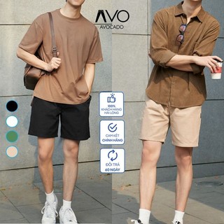 Quần Short sọt đùi cộc Kaki cạp chun nam - Quần sooc vải kaki Hàn mềm mịn cao cấp thấm hút tốt