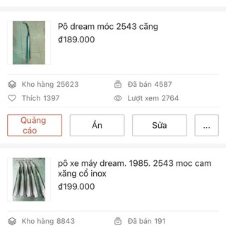 Pô dream 2543 móc căng Sài gon