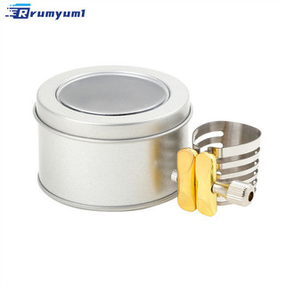 Còn hàng! Dây buộc Saxophone có thể điều chỉnh Kẹp dây buộc Sax bằng thép không gỉ cho Tenor / Alto / Soprano Saxophone