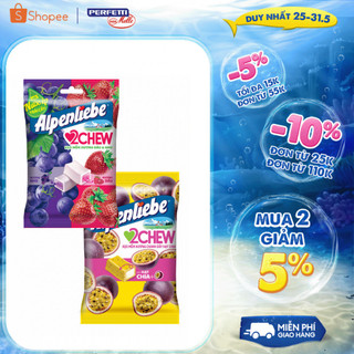 Kẹo Mềm Alpenliebe 2Chew gói lớn / gói nhỏ (Nhiều hương)