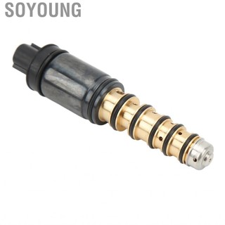 Soyoung AC Compressor Control Valve Replacement Sturdy Metal Stable Electronic for Vehicle