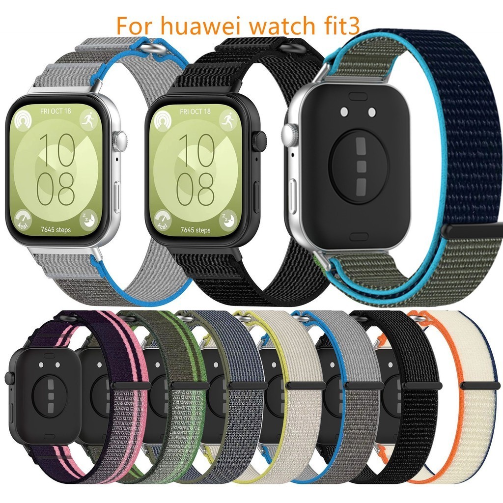 Dây đeo Nylon cho Huawei Watch Fit3 Dây đeo cổ tay thay thế cho phụ kiện Huawei Watch Fit3