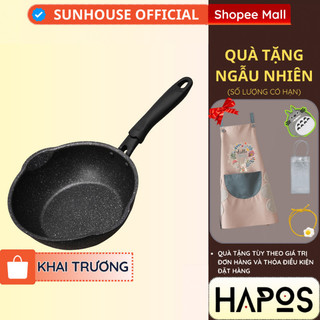 Chảo sâu lòng Sunhouse 20cm-28cm Chính hãng, miệng rót chống dính bếp từ vân đá dùng trên mọi loại bếp - HAPOS SUNHOUSE