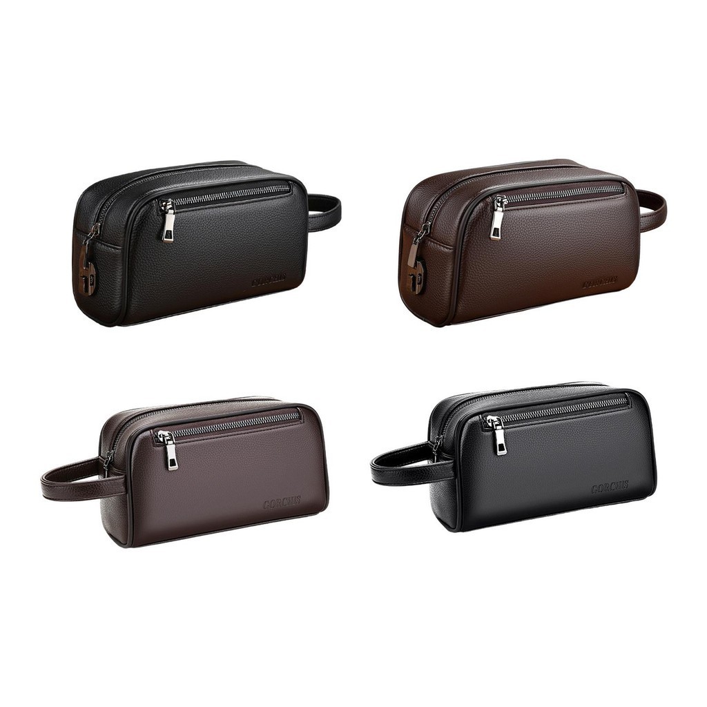 Túi ly hợp nam Baosity có dây đeo cổ tay Hộp đựng thẻ điện thoại Túi xách nam