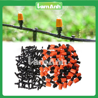 Béc phun sương làm mát 1 cửa (cam, đồng, xám) - vòi phun sương tưới lan và cây cảnh