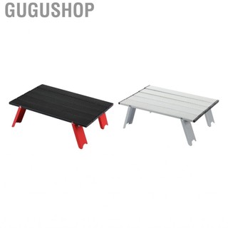 Gugushop Portable Camping Folding Table  Space Saving Small Stable Thickened Outdoor for Beach