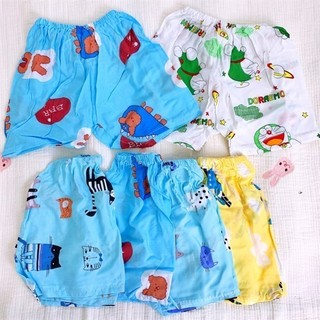 Quần đùi lanh in hình dễ thương cho bé yêu từ 5-8kg