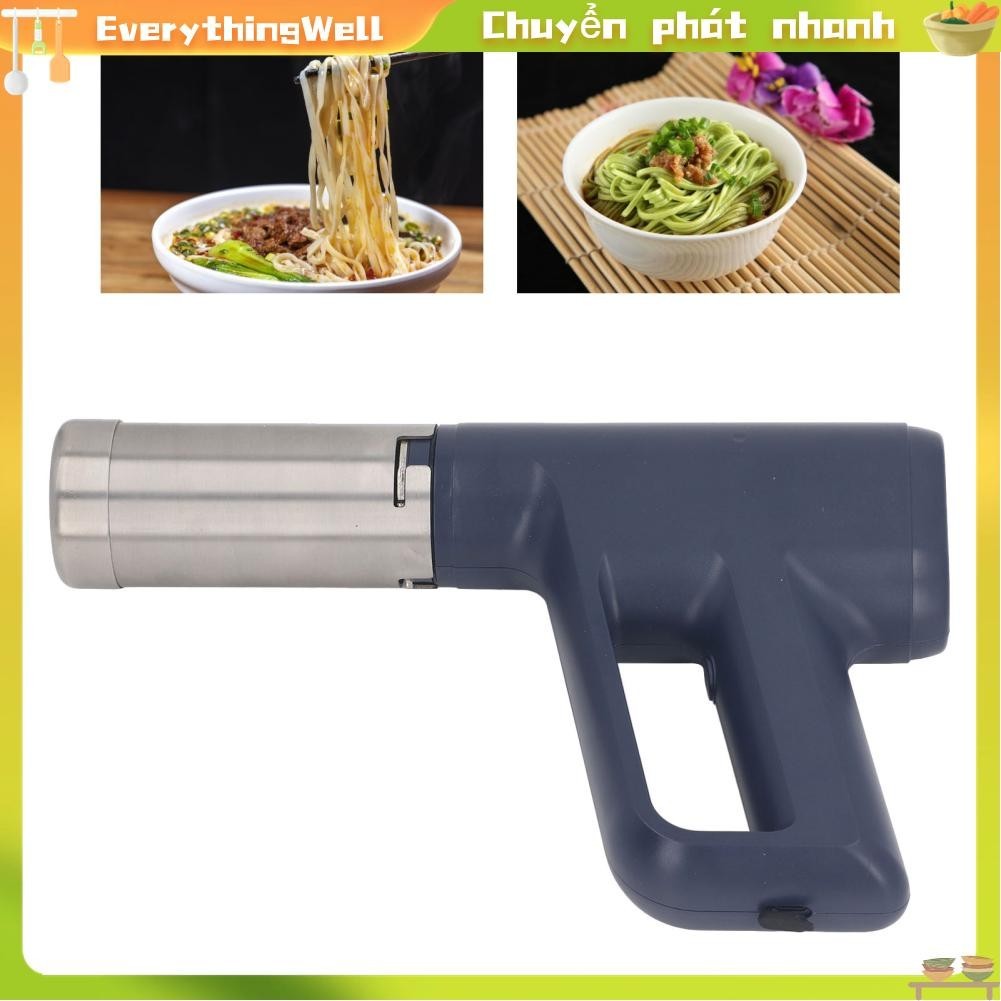 EverythingWell Máy làm mì ống tự động có thể sạc lại Mì điện cầm tay cầm tay