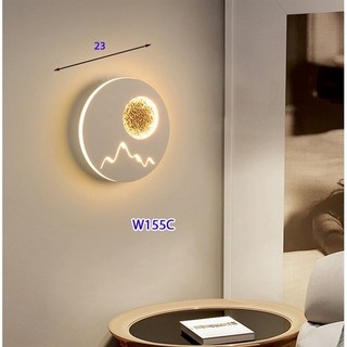 TGW155C - Đèn tường tròn - Vuông có tích Led  hình thức hiện đại trang trí nội thất