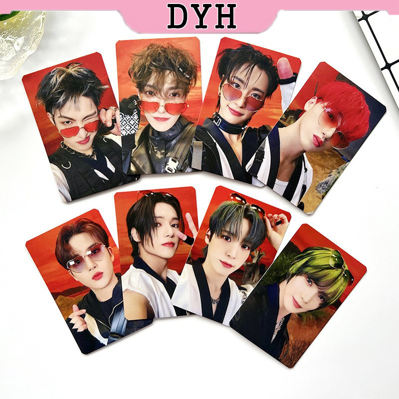 8 Cái / bộ KPOP ATEEZ LOMO Card theworld ep.fin: will Photocard Collection Card