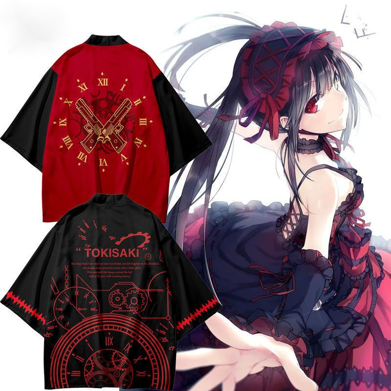 Tokisaki Kurumi Cosplay Kimono Nam Nữ - Phù Hợp Cho Anime cosplay