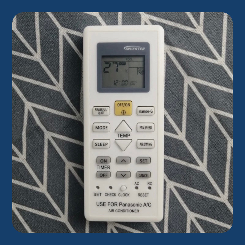 Điều Khiển Remote Máy Lạnh Panasonic Dòng PUxUKH, NxUKH