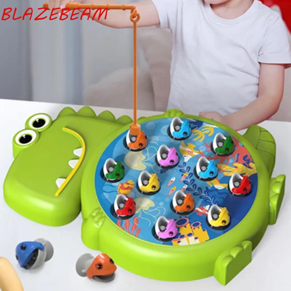 Bộ đồ chơi câu cá điện BLAZEBEAM, Đĩa câu cá Đồ chơi câu cá cho bé, Đồ chơi tương tác giữa cha mẹ và