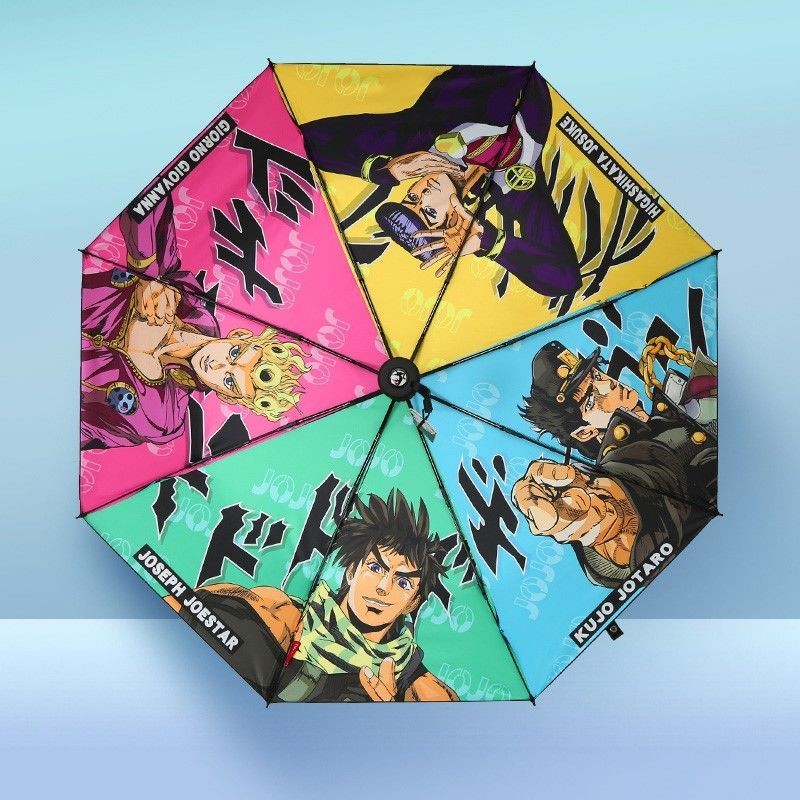 Sản phẩm còn hàng Ô dù tự động Anime Umbrella UV Ô dù tự động cho trẻ emÔ dù JoJo's Bizarre Adventur
