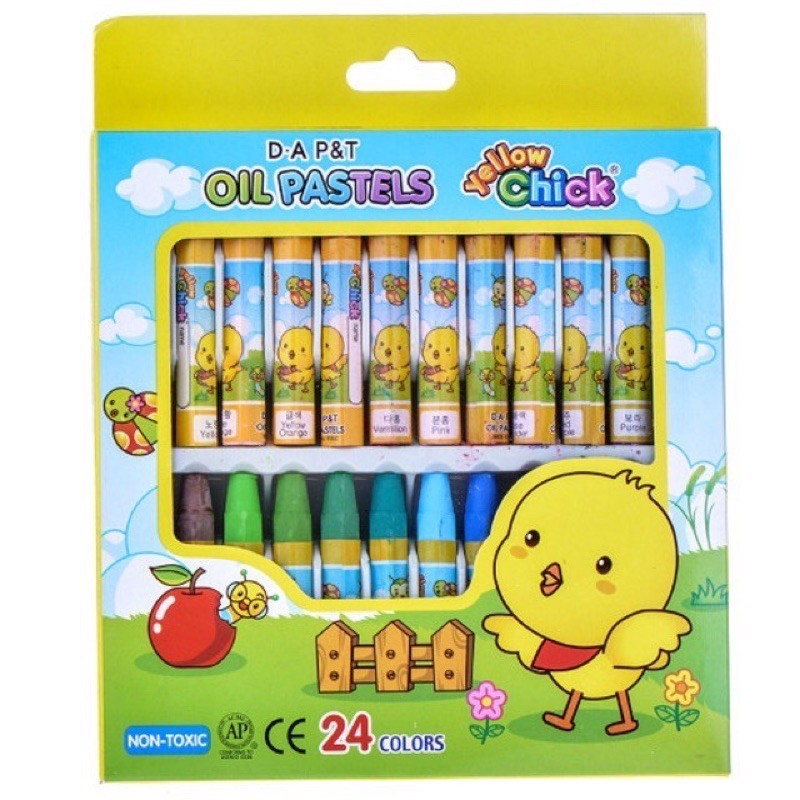 Bút màu sáp dầu, màu dầu Oil Pastels CON GÀ Gstar G-Star G STAR Dong a. -